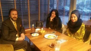 Fotoğraf: Ümmühan Kösem ve Canan Mat otizm filmi görüşmesi